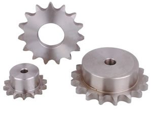 Sprockets, gears and ball screws